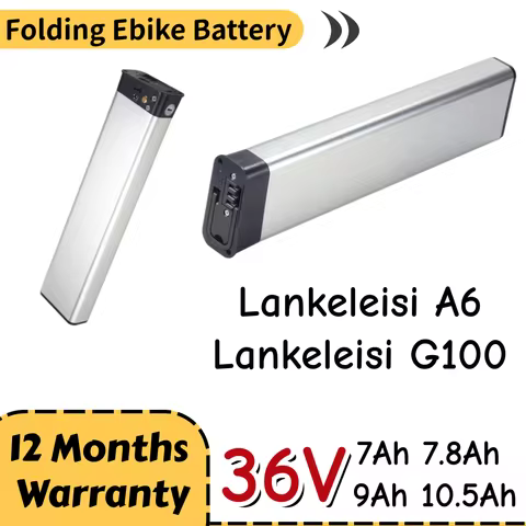 Lankeleisi A6 G100 36V 7Ah 7.8Ah 9Ah 10.5Ah Li Ion Battery Lankeleisi A6 G100 Foldable City Commuter
