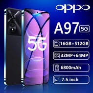 【COD】Big Sale Smartphone A97 Phone Murah Original 12GB+512GB 7.5 Inch Mobile Phone Big Screen Cheap 
