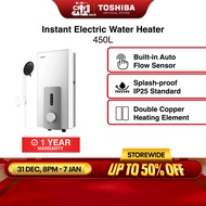 Toshiba DSK33S5SW White Built-in Auto Flow Sensor Instant Electric Water Heater, 450L