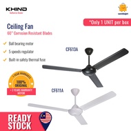 KHIND Kipas Siling Ceiling Fan (60"/Set) CF618 CF618B CF611A CF613A