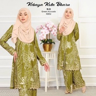 Kebaya Kota Bharu 7.0 Labuh Kebarung Songket Tabur Sulam Cutting Loose Kembang BF Friendly Size S -3