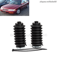 Accord 94-97 Chụp bụi Bộ 2 cao su thước lái trước xe hơi ô tô Honda bảo vệ hệ thống treo chống bùn đ