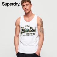 Superdry Extreme Dry Camouflage Printed White Vest Men Version Classic M Size