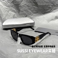 Bai Jingting baby Star Same Style Sunglasses bb0095s Double B Metal Frame Paris Fashion Sunglasses M