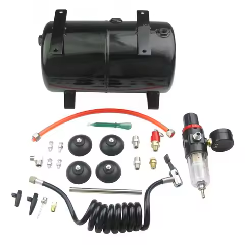 AS18B/AS186 Air Compressor Kit - 3L Storage Tank with Spray Gun for Painting & DIY