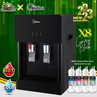 Midea Mild Alkaline Water Dispenser Hot & Cold X Series X8 /X5 With 4 JAKIM Jalal Korea Technology W