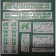 BMX Kuwahara Nova Decal Transparent Printed Sticker