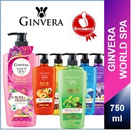 Ginvera World Spa Shower Scrub Body Wash I Body Wash Shower Gel, 750ml