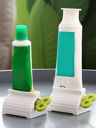 1入組塑膠牙膏擠壓器,現代手動牙膏擠壓器