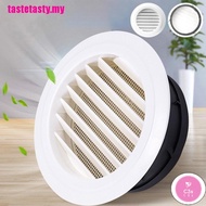 TasteExterior Wall Air Vent Grille Plastic Round Air Exhaust Vent Grille Duc