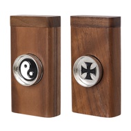 DUGOUT Brand 96mm Walnut Box Set Single Side uv Pattern Display Box