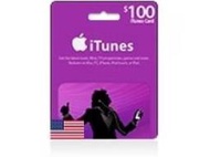 [iACG 遊戲社] [美國]iTunes 點數 100美金 禮品卡 超商繳費 24小時自動發卡