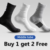 Buy 1 take 2 breathable basketball socks comfortable socks workout socks 3 pairs basketball socks