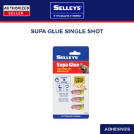 Selleys Supa Glue - Single Shot (3 x 1g) / Pakej Single Shot (3 x 1g)