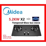 MIDEA / KHIND Built in GLASS HOB DAPUR KACA MGH-76Q6B HB802G2 HB802S2 STAINLESS STEEL