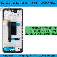 100% Test Lcd For Xiaomi Redmi Note 12 Pro 4G 12 Pro Plus 12 Pro 5G ‎Display Touch Screen For 2209116AG 22101316C