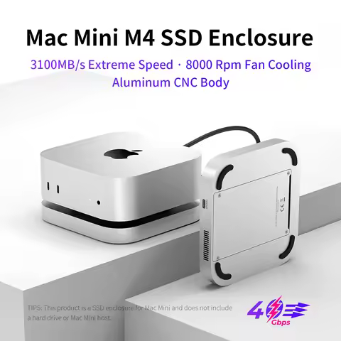 2026-for Mac MINI NVMe USB4 40Gbps SSD Enclosure, Thunderbolt 4 for iMac SSD 40Gbps, for MacBook 310