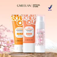 Gmeelan ซีบัคธอร์น กลูต้า ไวท์เทนนิ่ง เลซี่ ครีม เจลผลัดเซลล์ผิวด้วยเอนไซม์สีส้ม ซากุระ กลูต้า ไบรท์เทนนิ่ง อันเดอร์อาร์ม ครีม