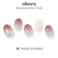 Ohora Marsala Mood - Semicured Gel Nail Art Nail Sticker