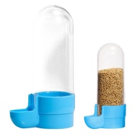 ➹Automatic Bird Waterer Food Feeder Bird Waterer Food Feeder Hang In Birds Cage For Pig-eon Qua"Q@g