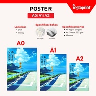 Custom poster printing large size I size A0, A1, A2