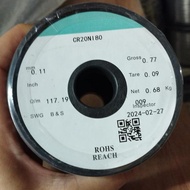 Niklin Nikrom Jerman - NiCr 80/20 - 37 AWG