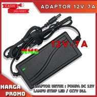 Terlaris Adaptor 12v 7a Murni / Cctv / Lampu Led / Pompa Dc 12v SALE
