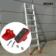 [ 2Pcs Extension Ladder Cover Shoe Set Foot Pads Rubber Base, Easy to Install, Anti Slip Extension Ladder Feet for DE1518-2CN