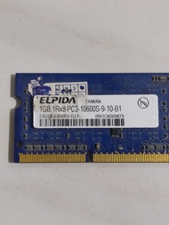 RAM 1GB DDR3 PC3 1Rx8 10600 / 1333 memory laptop asus acer lenovo