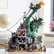 LEGO Splicing Building Blocks Movie 2: The Collapse of the Statue of Liberty Fort Doomsday 70840 Hig