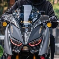 Windshield Xmax sporty visor/, 4mm thick malosi winsil. WINDSHIELD XMAX MALLOSI. Windshield xmax con