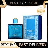 Versace Eros Homme EDT for Men Perfume 100ml เวอซาเช่ น้ำหอมสำหรับผู้ชาย/versace น้ําหอมแท้/น้ําหอม(น้ำหอมกลิ่นสะอาดสดชื่นสง่างามและเซ็ก) น้ำหอมแบรนด์เนมแท้ น้ำหอมติดทนนาน กล่องซีล กลิ่นหอมอ่อน น้ำหอมแบรนด์เนมแท【100% ของแท้】