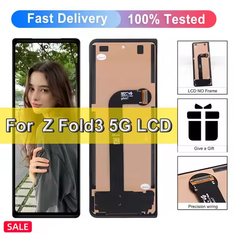 TFT Fold3 LCD For Samsung Z Fold 3 F926 F9260 LCD Display Touch Screen Digitizer Assembly Replacemen