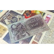 Uang Kuno 5 Gulden Seri Wayang asli /JRANG ADA #RARE
