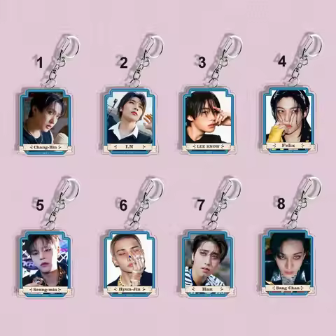Stray Kids Acrylic Keychain SKZOO Periphery Felix Bangchan HYUNJIN KARMA Collection 4 Pendant Bag Ke