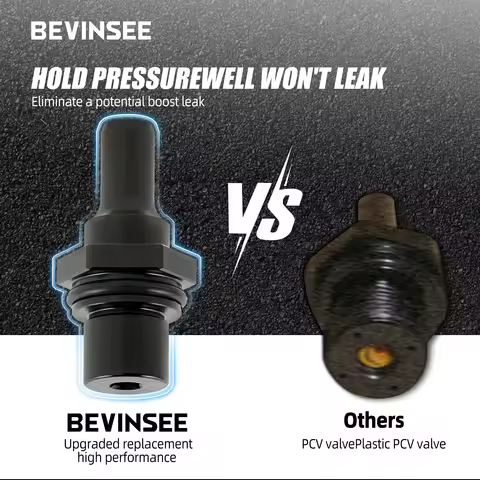BEVINSEE For N54 PCV Valve & Cap Cover For BMW E90 E92 E91 E93 E82 E88 E89 E60 E61 F01 F02 X6 E71 Z4