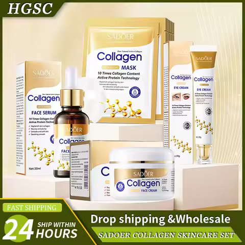 SADOER Collagen Skin Care Serie Collagen Facial Mask Moisturizing Anti-aging Repair Brightening Skin