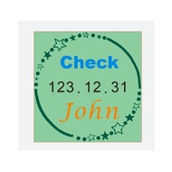 Styling Date Stamp, QC Inspection Teacher Teaching Stamp/, Review Each: [Mark: 41]