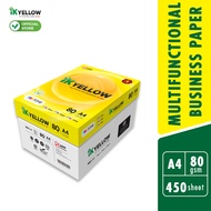 IK Yellow 450s 80gsm A4 paper 1 Carton box (10 Ream) (450 sheets/ream)