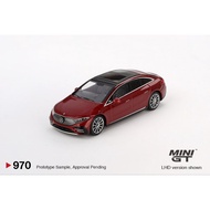 MINI GT MGT00970-R Mercedes-Benz EQS 580 4MATIC Red Metallic