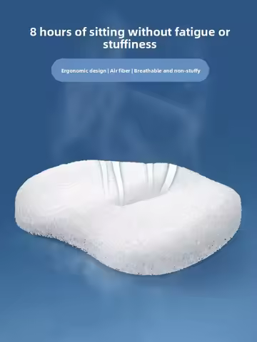Breathable Air Fiber Cushion 4D Office Chair Pad Car Pad Assorted Sizes Ergonomic Donut Shaped Butt 
