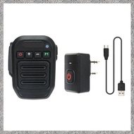 (BIGY) Wireless Bluetooth Microphone Handheld Speaker MIC Type-C for UV-5R 5RH UV-K5 K6 Ham Radio Ac