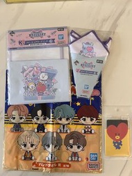 BTS BT21 日本一番賞毛巾/信紙/卡套