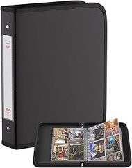 Tamfile Large 4x6" 400 Pocket Album, Fireproof Photo Binder with Plastic Sleeves (50 Pages), Waterpr