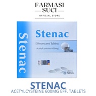 Stenac Effervescent 30 Tablets - Acetylcysteine 600mg