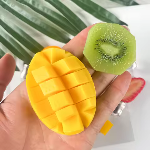 3PCs/Lot High Artificial Fruit Fake Block Simulation Model, Christmas Window Decoration, Ornament Cr