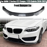 Car Front Bumper Splitter Lip For BMW 2-Series F22 F23 2014 2015 2016 2017 2018 2019 2020 2021 Spoil