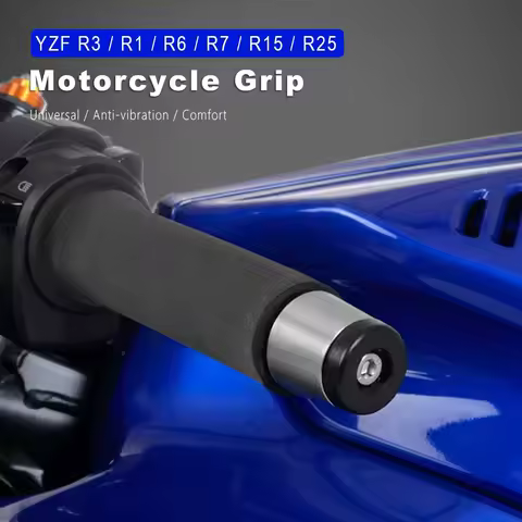 Handle Grip Anti Vibration Motorcycle Grips For Yamaha YZF R3 R1 R1M R1S R6 R6S R7 R125 R25 R15 V2 V