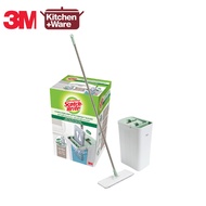 3M Scotch Brite Hands-Free Flat Microfiber Mop/ Refill Pack (2pcs/pack) [For Compact Mop With Bucket]