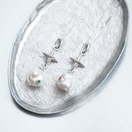 羅盤 巴洛克珍珠 項鍊 925銀